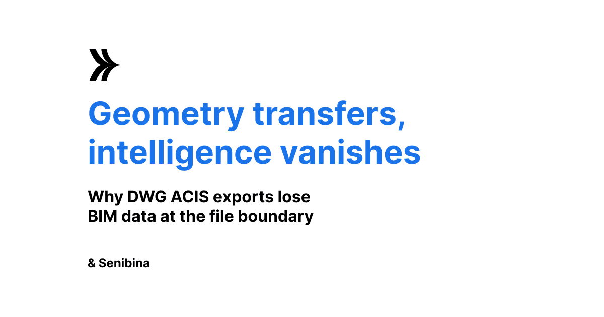 Revit to Rhino export: Why DWG ACIS solids lose what matters