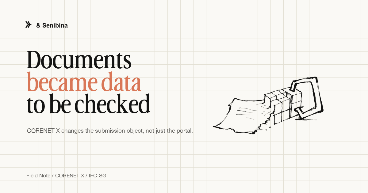 Documents became data to be checked