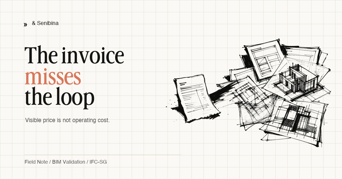 The invoice misses the loop